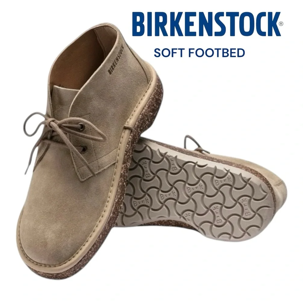 Birkenstock (NWT) Unisex, Milton Suede Chukka Boot, Men’s Size 8, Women’s 10 - Picture 2 of 14